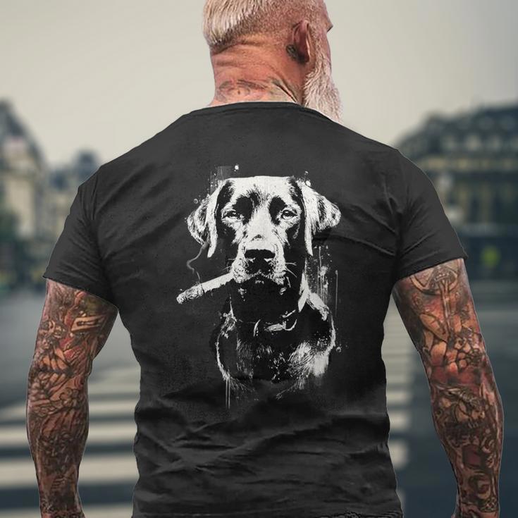 Proprietario Di Cane Labrador Per La Festa Del Papà Da Uomo T-shirt da uomo con stampa posteriore Regalos para ancianos