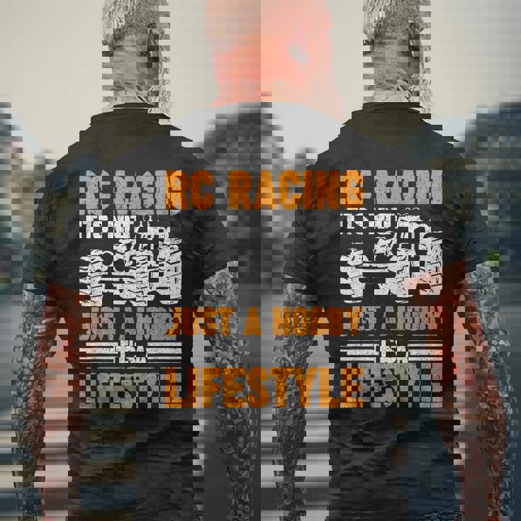 Rcカーレース ラジコン It's Not Just A Hobby メンズTシャツ バックプリント 高齢者への贈り物