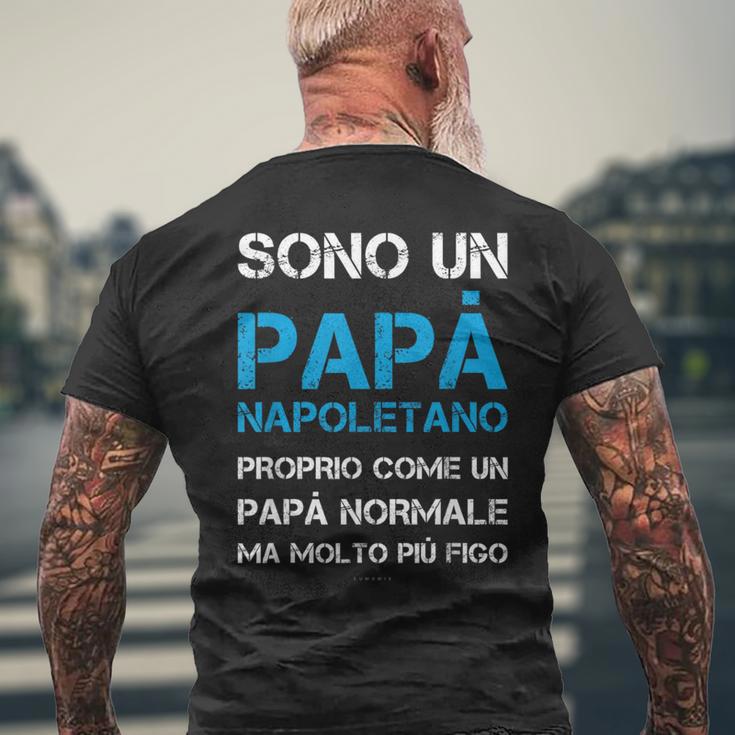 Regalo Papà Napoletano Napoli T-shirt da uomo con stampa posteriore Regalos para ancianos