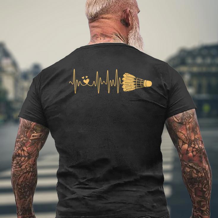 Shuttlecock バドミントン ハートビート メンズ レディース キッズ チームプレーヤー 長袖tシャツ メンズTシャツ バックプリント 高齢者への贈り物
