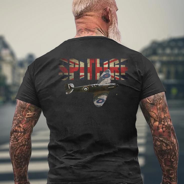 Spitfire Rafupermarine Ww2 ファイタープレーンtシャツ ユニオンジャック メンズTシャツ バックプリント 高齢者への贈り物