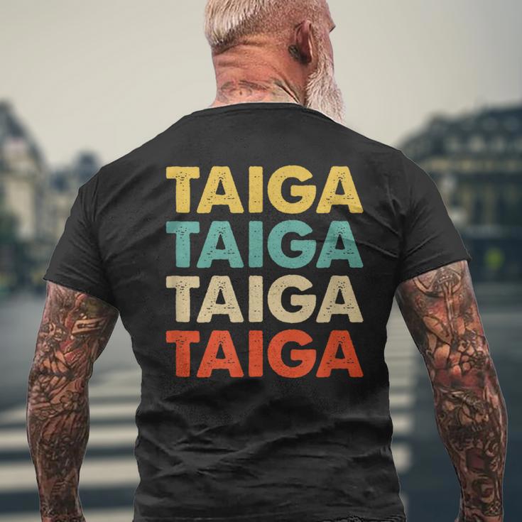 Taiga 大河 メンズTシャツ バックプリント 高齢者への贈り物