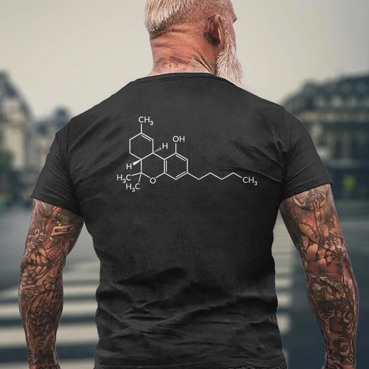 Thc 分子tシャツ テトラヒドロカンナビノール化学構造 メンズTシャツ バックプリント 高齢者への贈り物