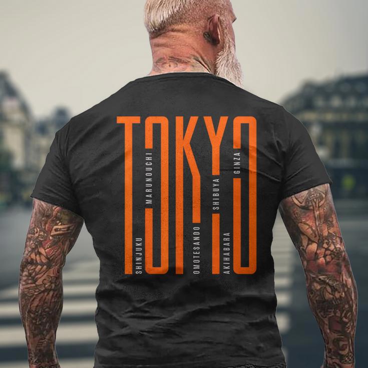 Tokyo Japan Graphic Novelty & Cool s メンズTシャツ バックプリント 高齢者への贈り物