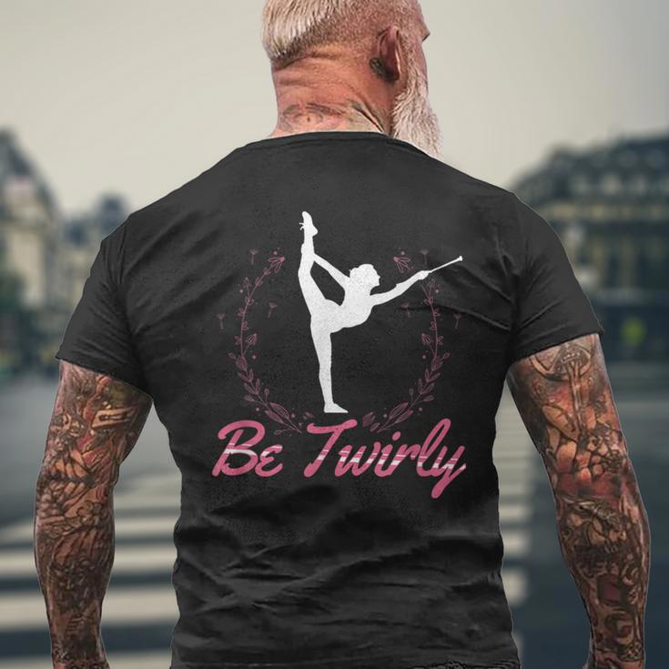 Be Twirly-Twirler バトントワリング メンズTシャツ バックプリント 高齢者への贈り物