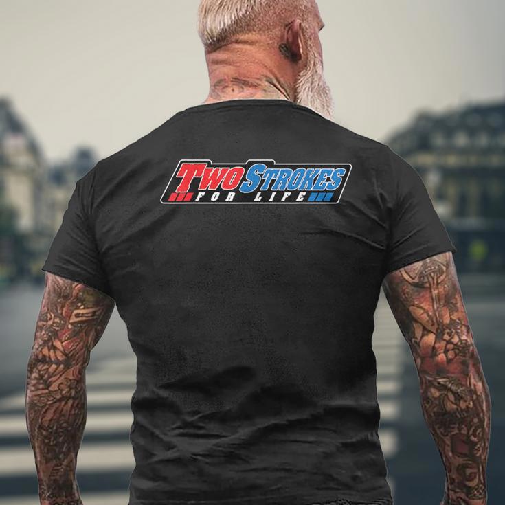 Twotrokes For Life 2ストローク メンズTシャツ バックプリント 高齢者への贈り物