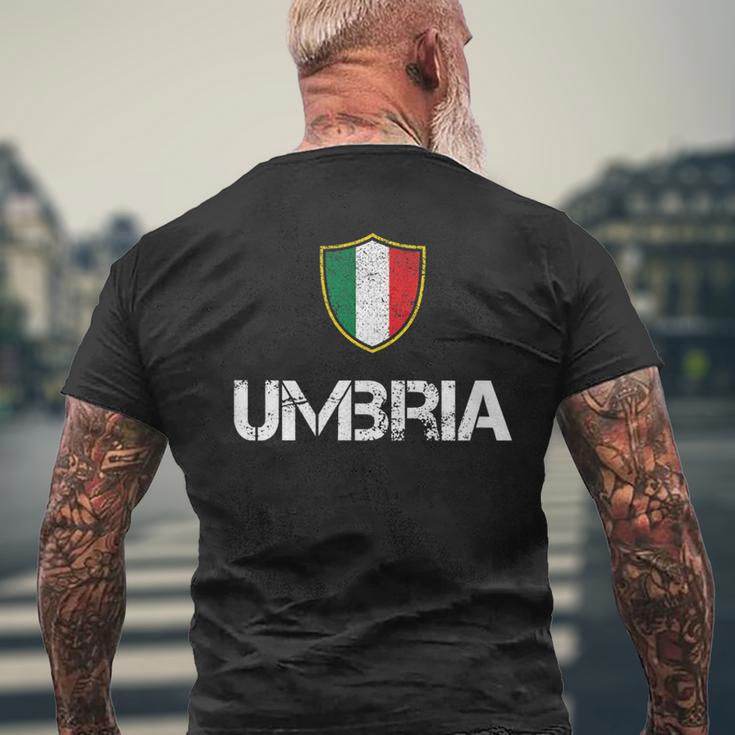 Umbria イタリア アンブロ ルーツ メンズTシャツ バックプリント 高齢者への贈り物