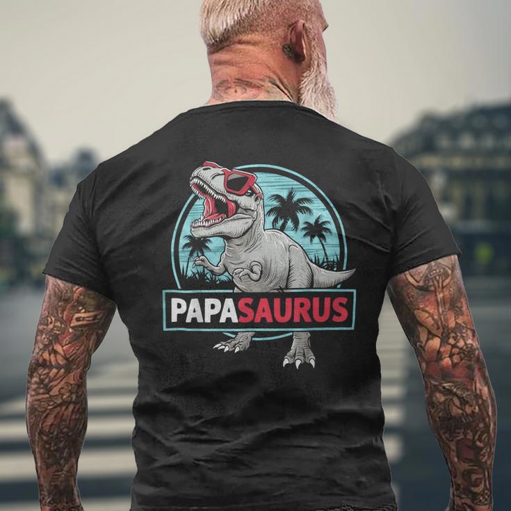 Uomo Divertente Papasaurus Cool Dinosauro Papà T-shirt da uomo con stampa posteriore Regalos para ancianos