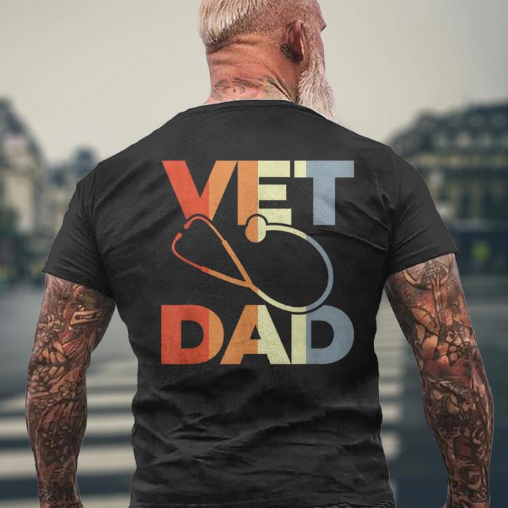 Veterinario Papà Medicoeterinario T-shirt da uomo con stampa posteriore Regalos para ancianos