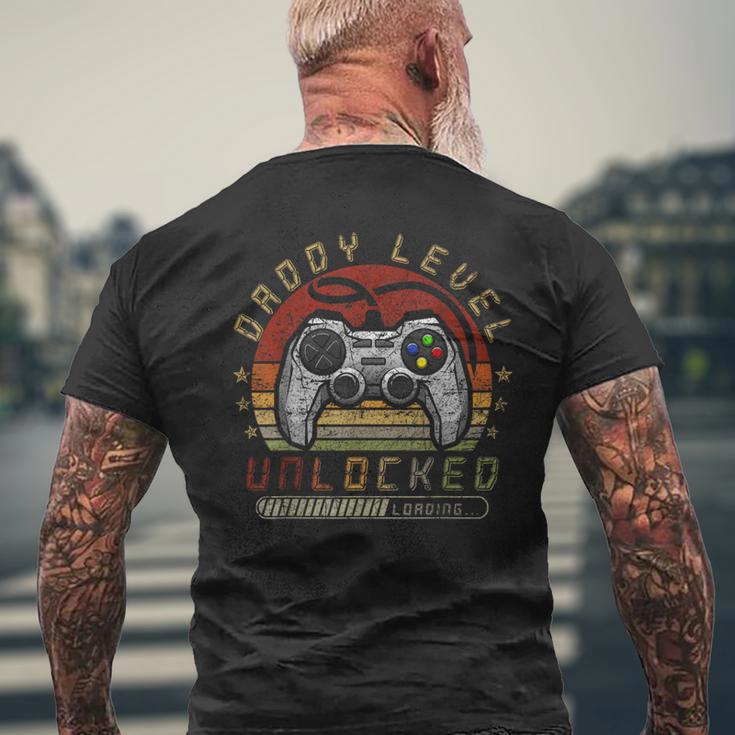 Vintage Retro Papà Livellobloccatoideo Gamer Gaming Papà T-shirt da uomo con stampa posteriore Regalos para ancianos