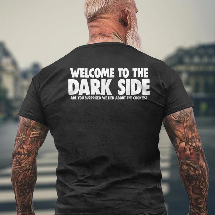 Welcome To The Darkide メンズTシャツ バックプリント 高齢者への贈り物