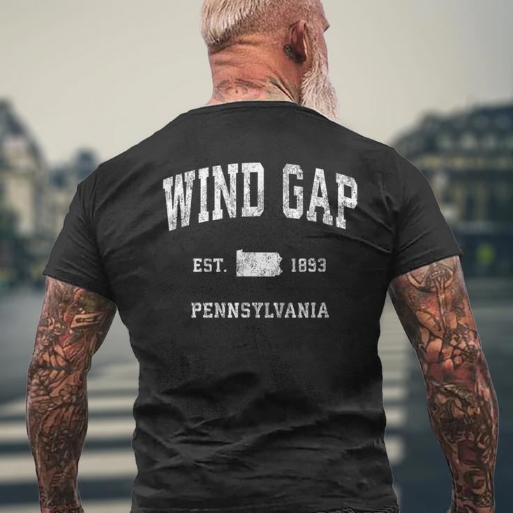 Wind Gap ペンシルバニア Pa ビンテージ アスレチック スポーツデザイン メンズTシャツ バックプリント 高齢者への贈り物