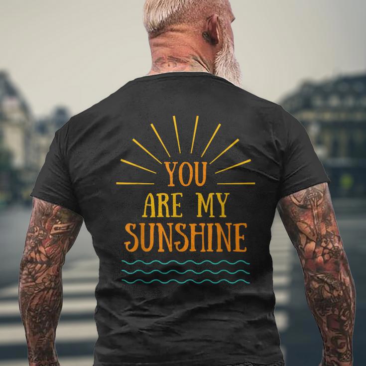 You Are Myunshine Cuteun Hotummer Restro グラフィック メンズTシャツ バックプリント 高齢者への贈り物
