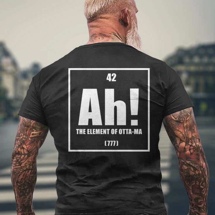 おったま Ah 元素デザイン おもしろ理系 サプライズ要素 42 ナンバー グラフィック 長袖tシャツ メンズTシャツ バックプリント 高齢者への贈り物