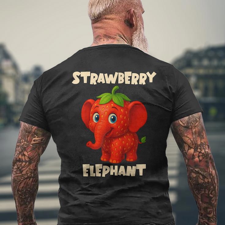 おもしろイタリアンブレインロットミームキッズボーイズストロベリーエレファント メンズTシャツ バックプリント 高齢者への贈り物