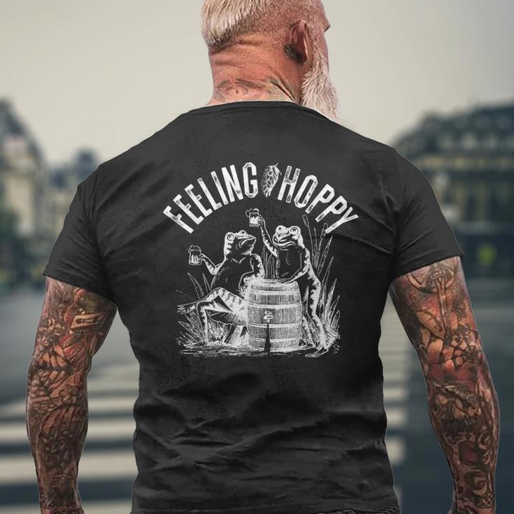 おもしろクラフトビール醸造所ギフト気分ホッピードリンクカエル メンズTシャツ バックプリント 高齢者への贈り物