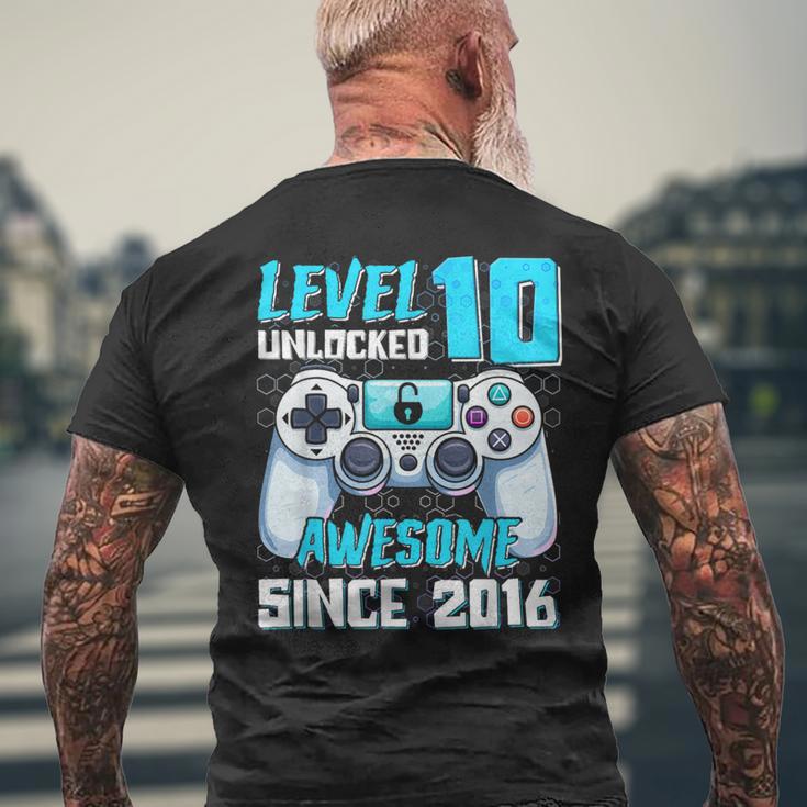 おもしろビデオゲーマー 10歳 10歳 誕生日 メンズTシャツ バックプリント 高齢者への贈り物