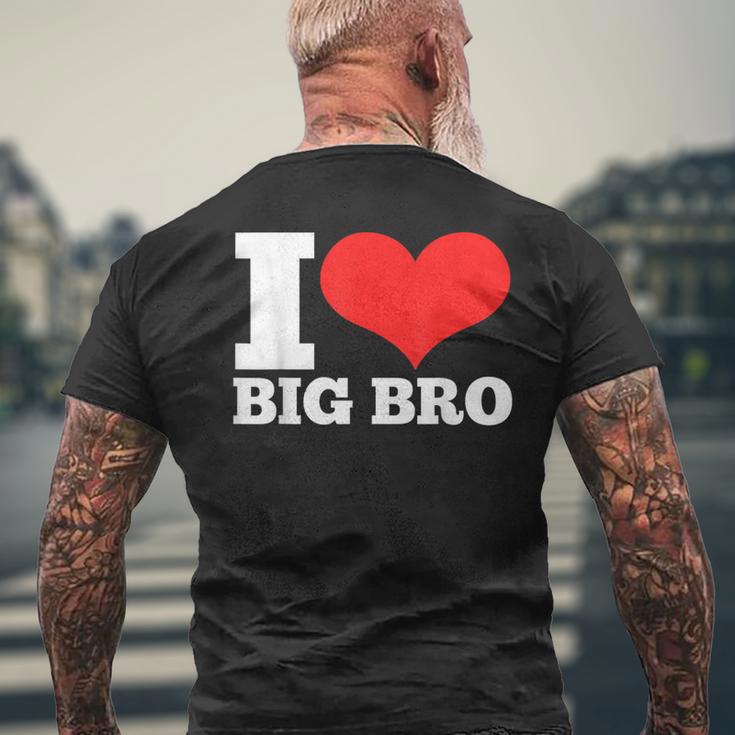 お兄ちゃん大好き メンズTシャツ バックプリント 高齢者への贈り物