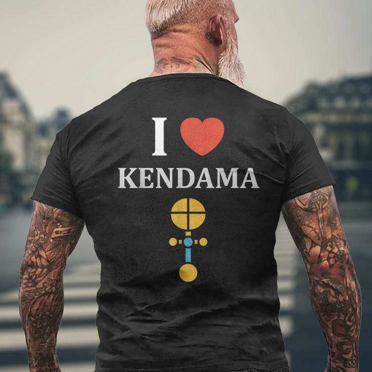 けん玉 おもちゃ シンプル ユーモア けん玉 I Love Kendama メンズTシャツ バックプリント 高齢者への贈り物
