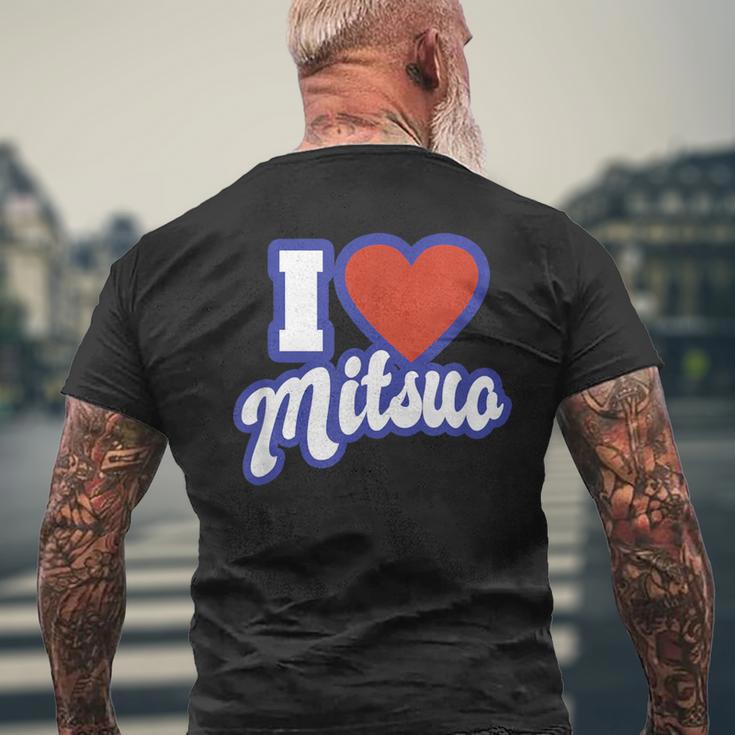 みつおが大好き メンズTシャツ バックプリント 高齢者への贈り物