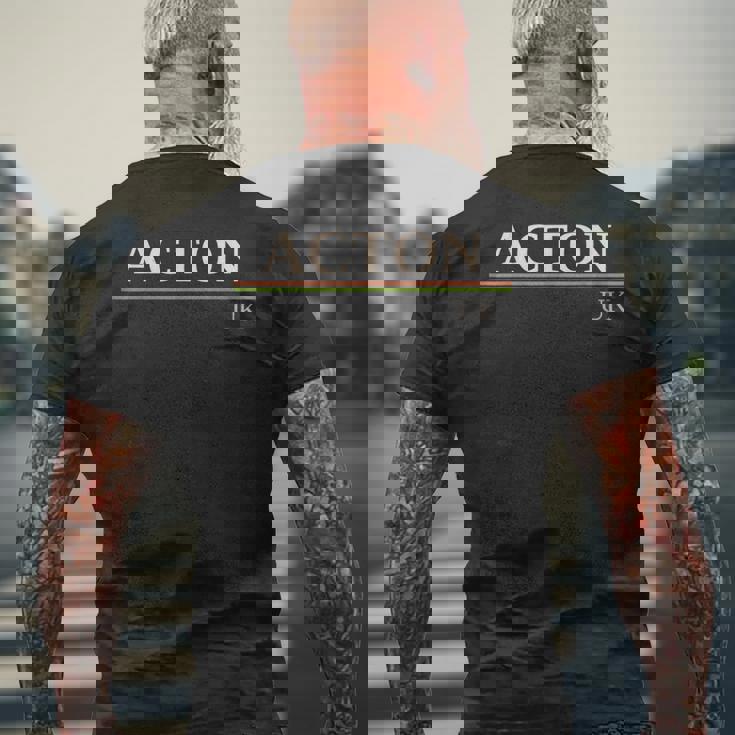 アクトン Uk メンズTシャツ バックプリント 高齢者への贈り物