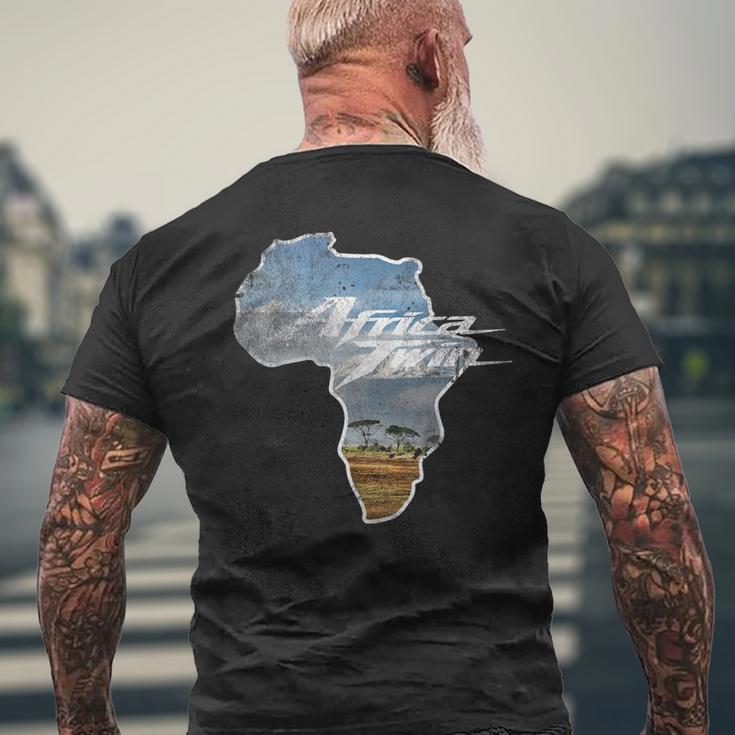 アフリカ ツーリング ツインバイク ナチュラル オフロードバイク メンズTシャツ バックプリント 高齢者への贈り物