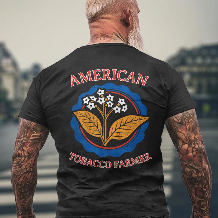 アメリカ タバコ 農家 葉 栽培 雑草 農業 農業 メンズTシャツ バックプリント 高齢者への贈り物