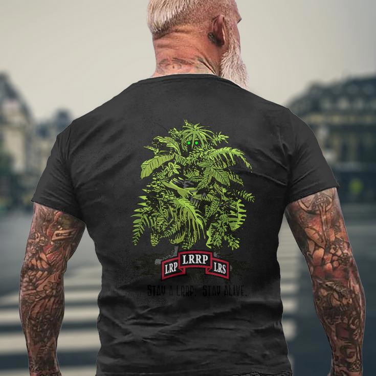 アメリカン・マローダー：ステイ・ア・Lrrp、ステイ・アライブ メンズTシャツ バックプリント 高齢者への贈り物