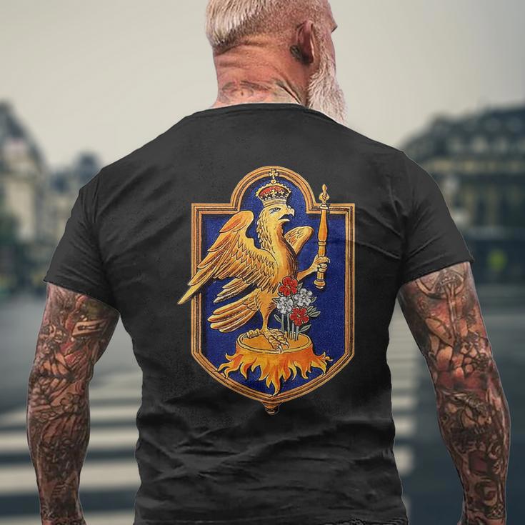 アン・ブーリン ロイヤル・ファルコン バッジ メンズTシャツ バックプリント 高齢者への贈り物