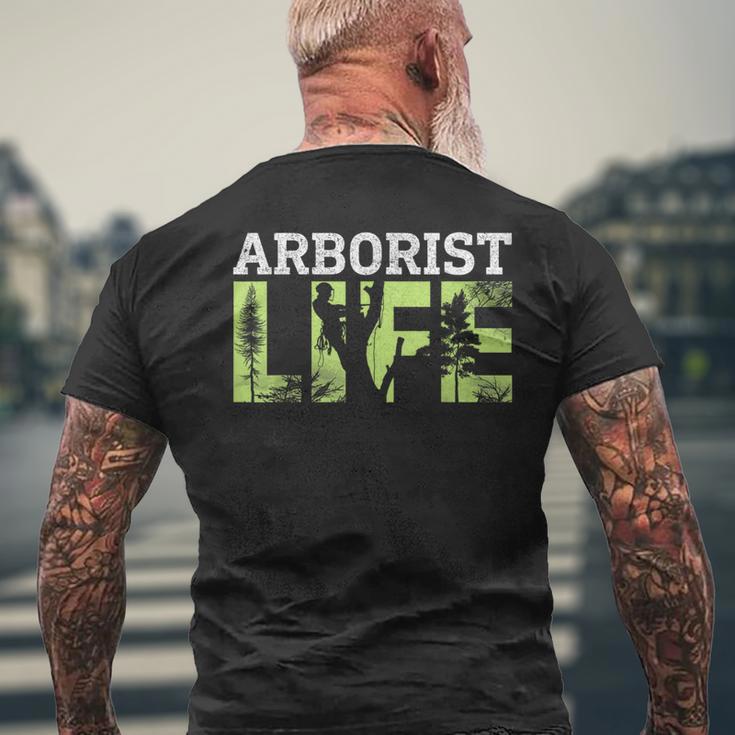 アーボリスト ライフツリー 外科医 メンズTシャツ バックプリント 高齢者への贈り物