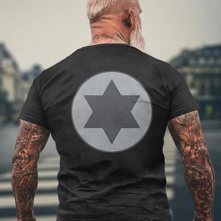 イスラエル空軍 イスラエル防衛隊 ラウンデル ローヴィスバージョン メンズTシャツ バックプリント 高齢者への贈り物