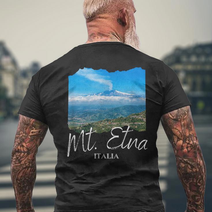 イタリア シチリア島 レモン お土産 シチリア島 メンズTシャツ バックプリント 高齢者への贈り物
