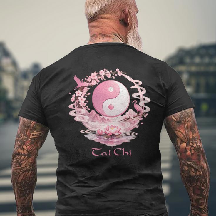 インストラクターと実践者のための太極拳tシャツ 長袖tシャツ メンズTシャツ バックプリント 高齢者への贈り物