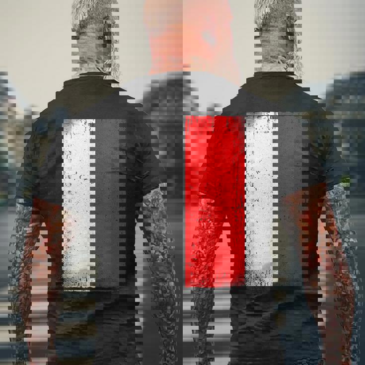 インドネシア国旗 インドネシア メンズTシャツ バックプリント 高齢者への贈り物