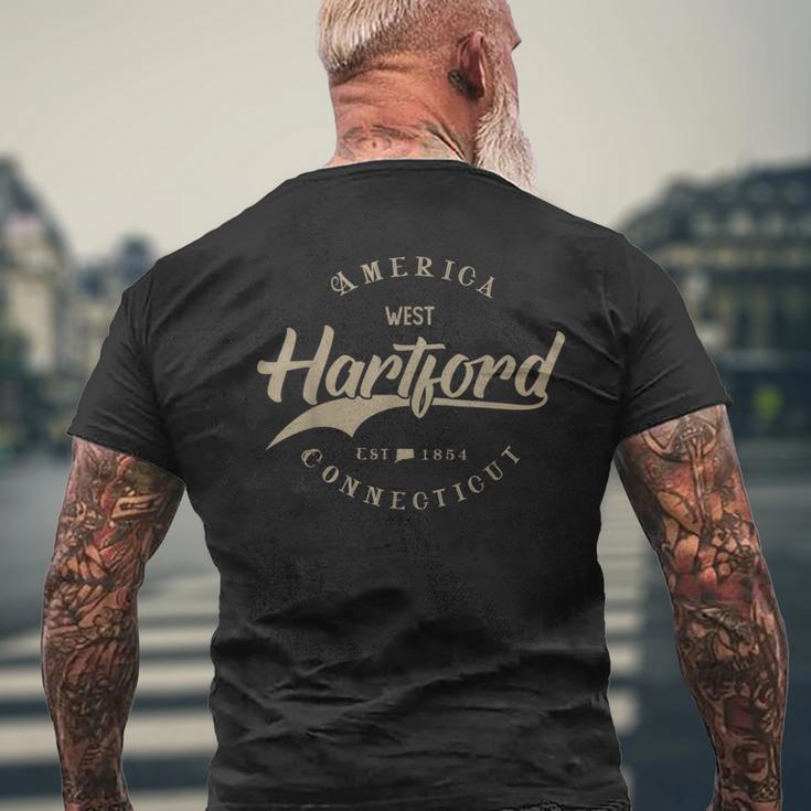 ウェスト・ハートフォード メンズTシャツ バックプリント 高齢者への贈り物