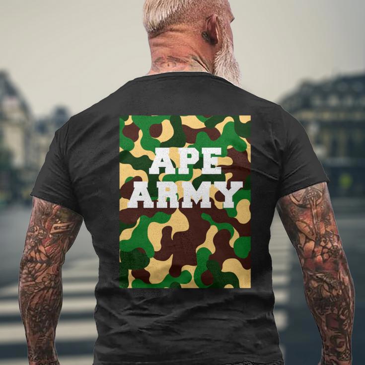 エイプネイション ダイヤモンド 月 ミーム ストック 猿 一緒に 強靭 長袖tシャツ メンズTシャツ バックプリント 高齢者への贈り物