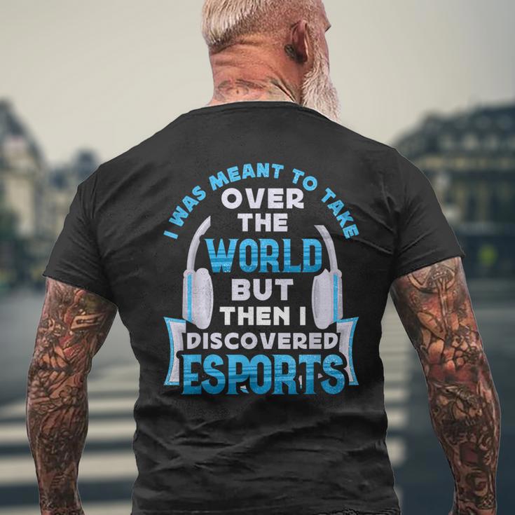 エスポートゲーマー Eスポーツ プロゲーマー メンズTシャツ バックプリント 高齢者への贈り物