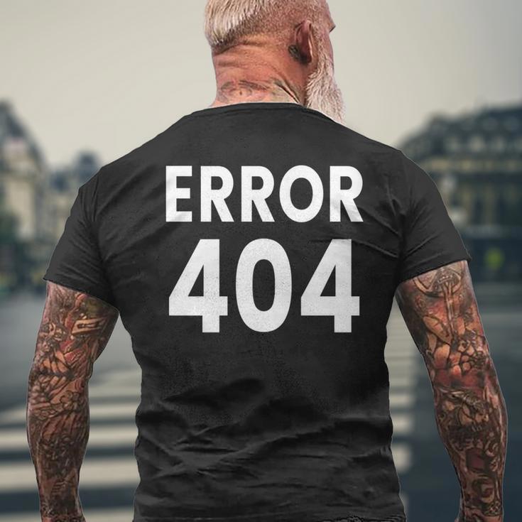 エラー404 長袖tシャツ メンズTシャツ バックプリント 高齢者への贈り物