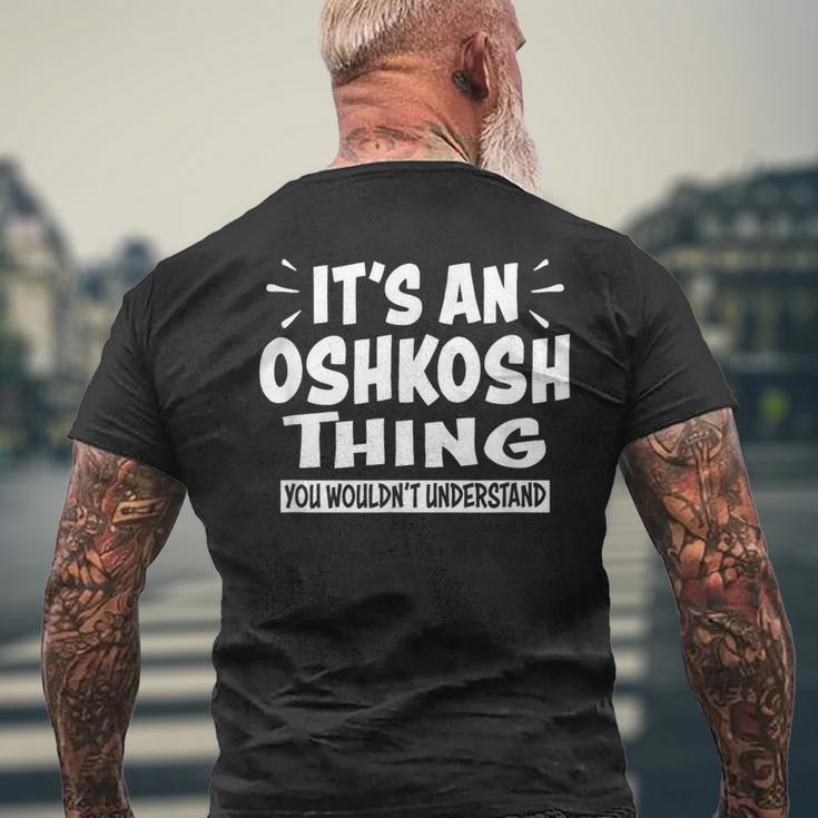 オシュコシュ旅行好きにはわからないこと メンズTシャツ バックプリント 高齢者への贈り物