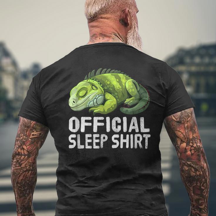 オフィシャル・スリープシャツ・イグアナ メンズTシャツ バックプリント 高齢者への贈り物