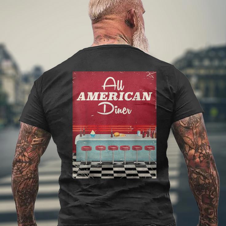 オールアメリカンダイナー メンズTシャツ バックプリント 高齢者への贈り物