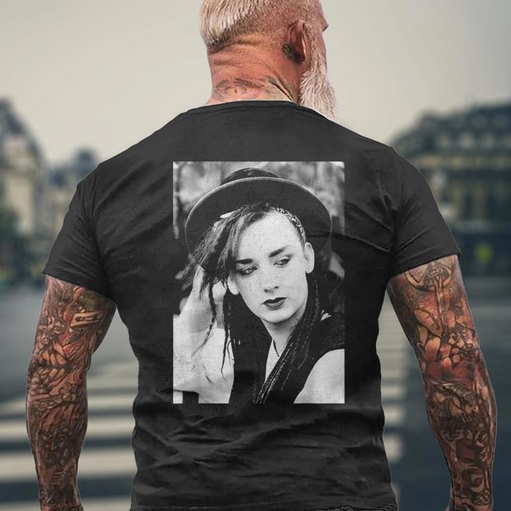 カルチャークラブポップスターボーイジョージ 1982 メンズTシャツ バックプリント 高齢者への贈り物