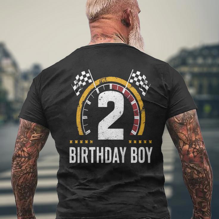 キッズ 2歳 誕生日 男の子 レーシング スピードメーター メンズTシャツ バックプリント 高齢者への贈り物