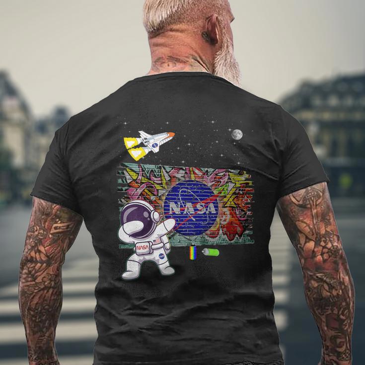 キッズ Nasaグラフィティアート宇宙飛行士キッドダビングスペースシャトルクール メンズTシャツ バックプリント 高齢者への贈り物