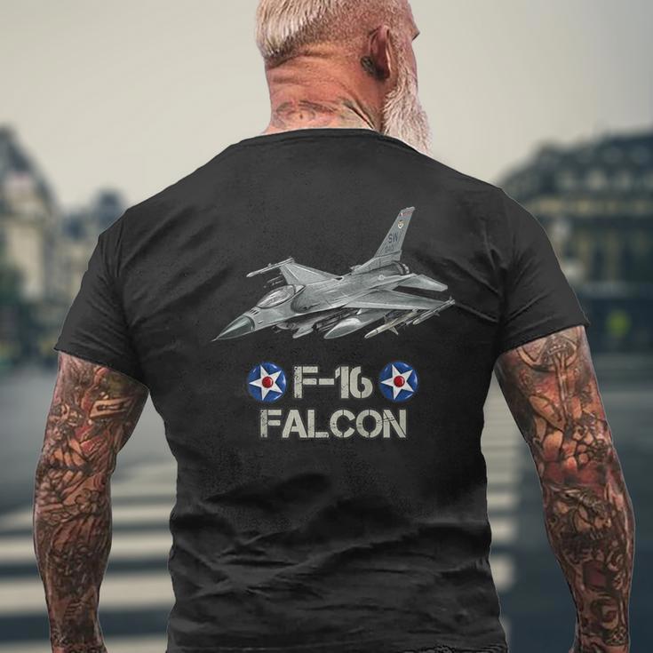 キッズ アメリカ空軍の航空機戦闘機f16ファルコン メンズTシャツ バックプリント 高齢者への贈り物