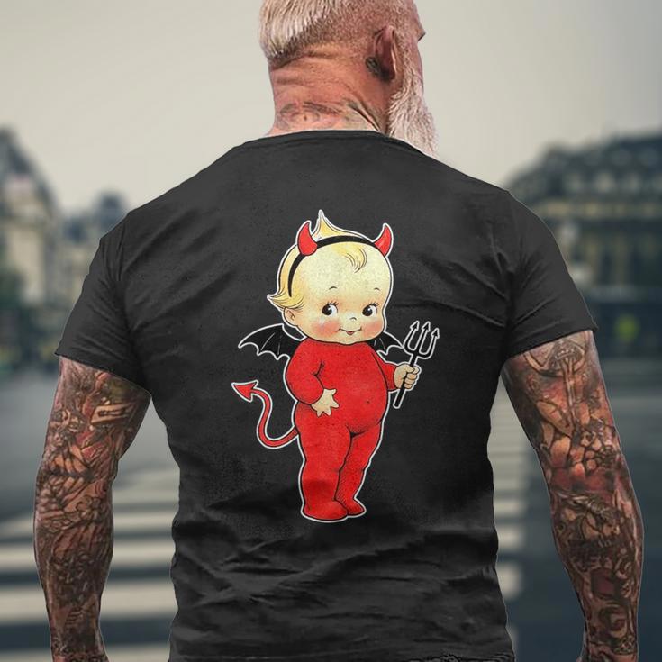 キューピー ベイビー デビル キュート メンズTシャツ バックプリント 高齢者への贈り物