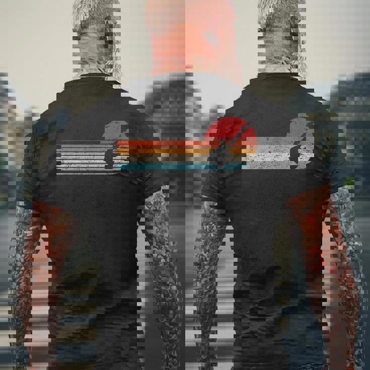 ギタリスト ロック 音楽 バンド ミュージシャン ギター メンズTシャツ バックプリント 高齢者への贈り物