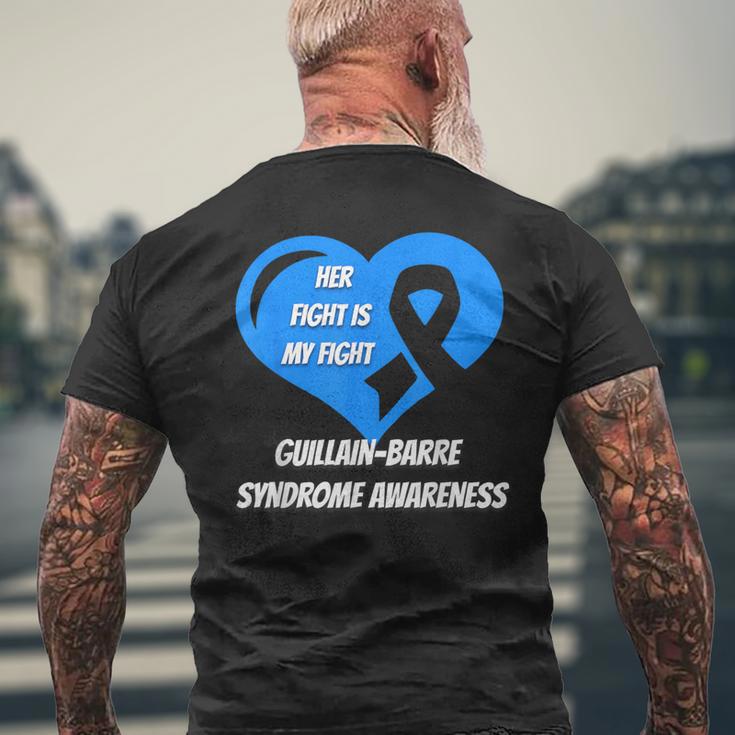 ギランバレー症候群啓発 メンズTシャツ バックプリント 高齢者への贈り物
