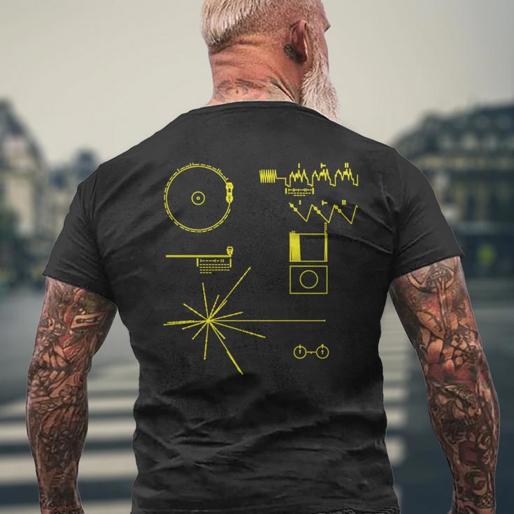クラシック Nasa ボイジャー ゴールデンレコード 長袖tシャツ メンズTシャツ バックプリント 高齢者への贈り物