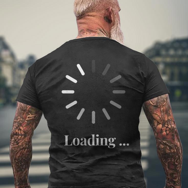 クール Loading 面白い 考え中 カッコイイ かっこいい Cool おもしろtシャツ メンズTシャツ バックプリント 高齢者への贈り物